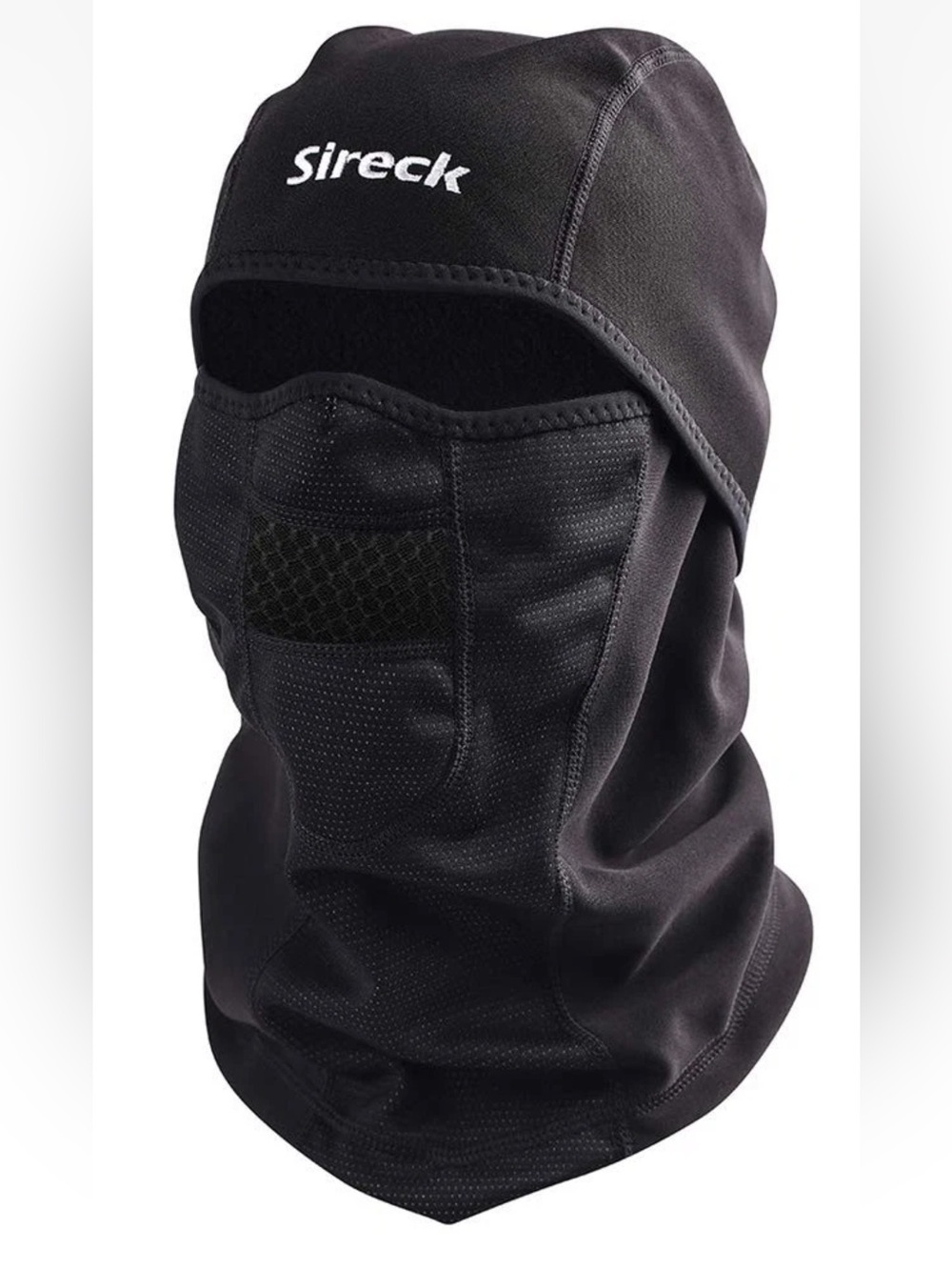 Sireck Cold Weather Balaclava Ski Mask, Water Resistant and One Size, Black